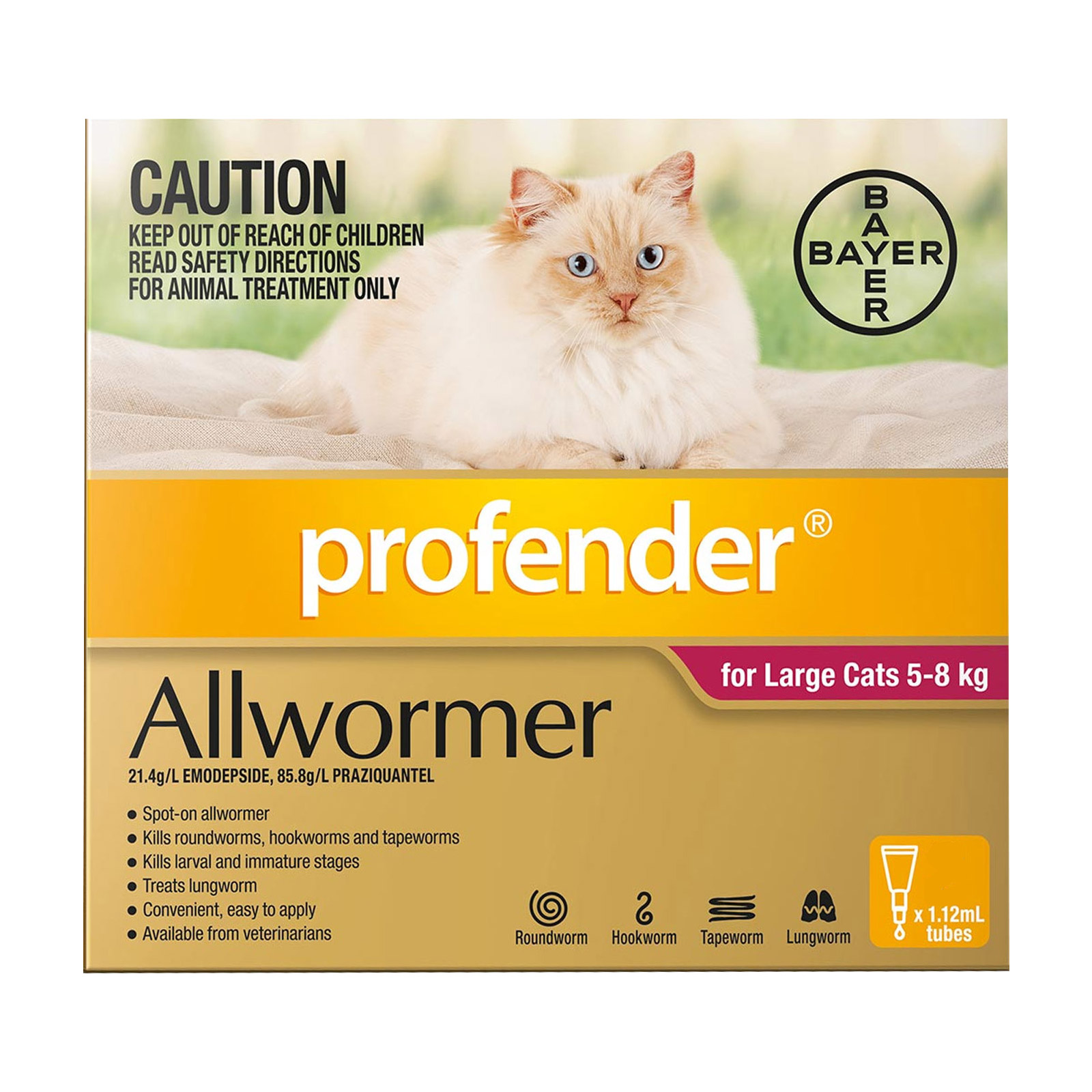 Profender Allwormer for Cats Buy Profender Online VetSupply